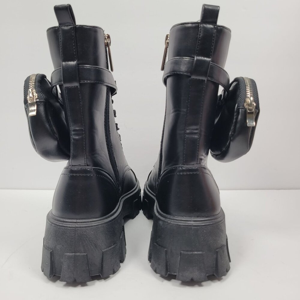 Cape Robbin Monalisa Women's Black Combat Platform Boots US Size 8 - Picture 4 of 12